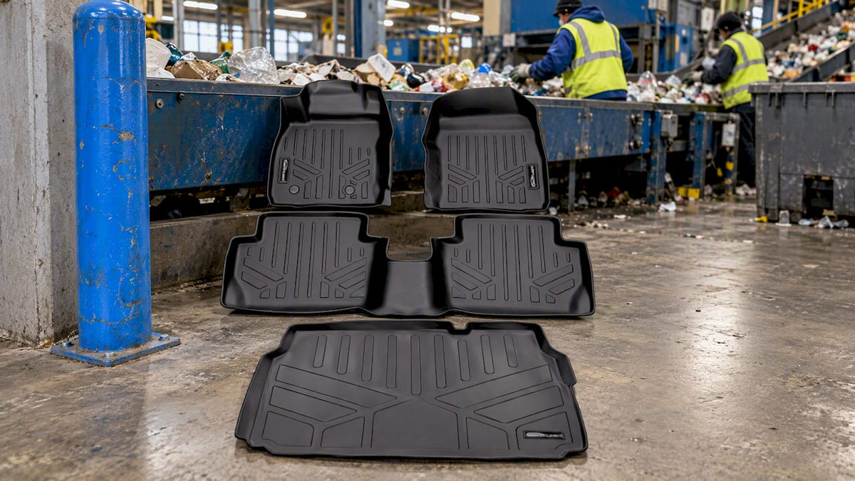SMARTLINER floor liner at a recycling facility