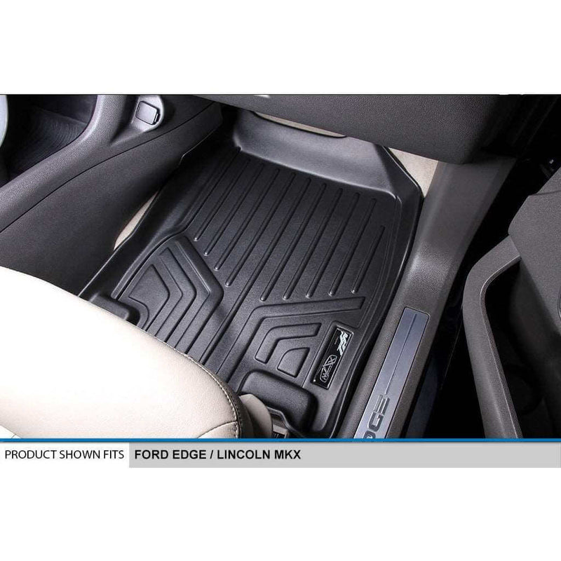 Smartliner Sd0446 All Weather Custom Trunk Floor Mat Cargo Liner for 2016 2018 Lincoln MKX Black