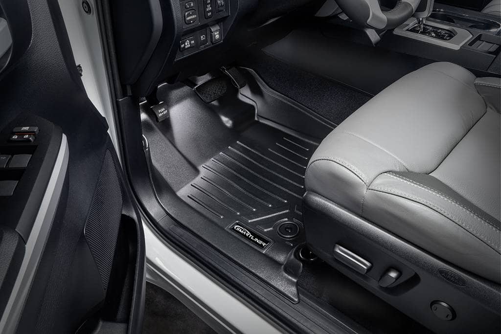 SMARTLINER Floor Liners Black / First Row Liners 2012-2013 Toyota Tundra Floor Liners|Regular Cab Models | SMARTLINER