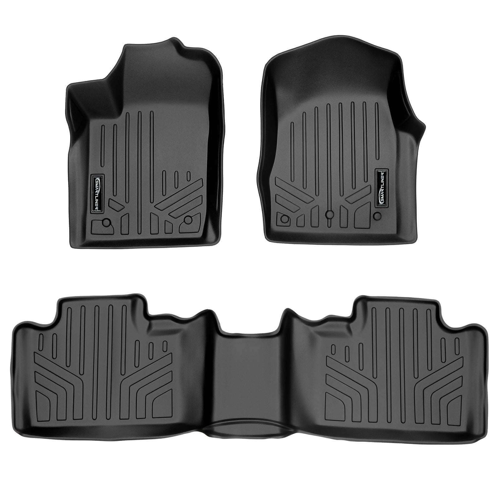 SMARTLINER Custom Fit for 13-16 Durango with 1st Row Dual Floor Hooks & 2nd Row Bucket Seats - Smartliner USA