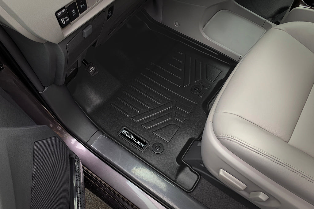 SMARTLINER Custom Fit Floor Liners For 2013-2020 Toyota Sienna (8 Passenger Model)
