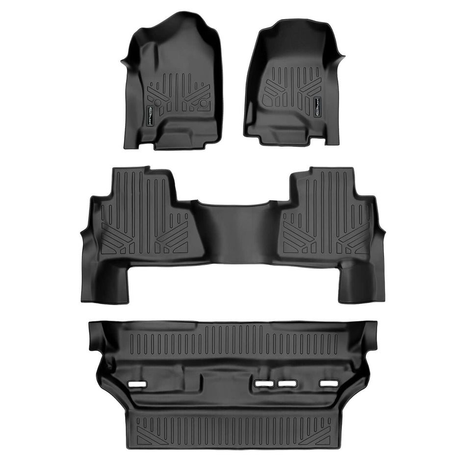 2015-2020 Chevrolet Tahoe Floor Liners|8 Passenger Models|SMARTLINER