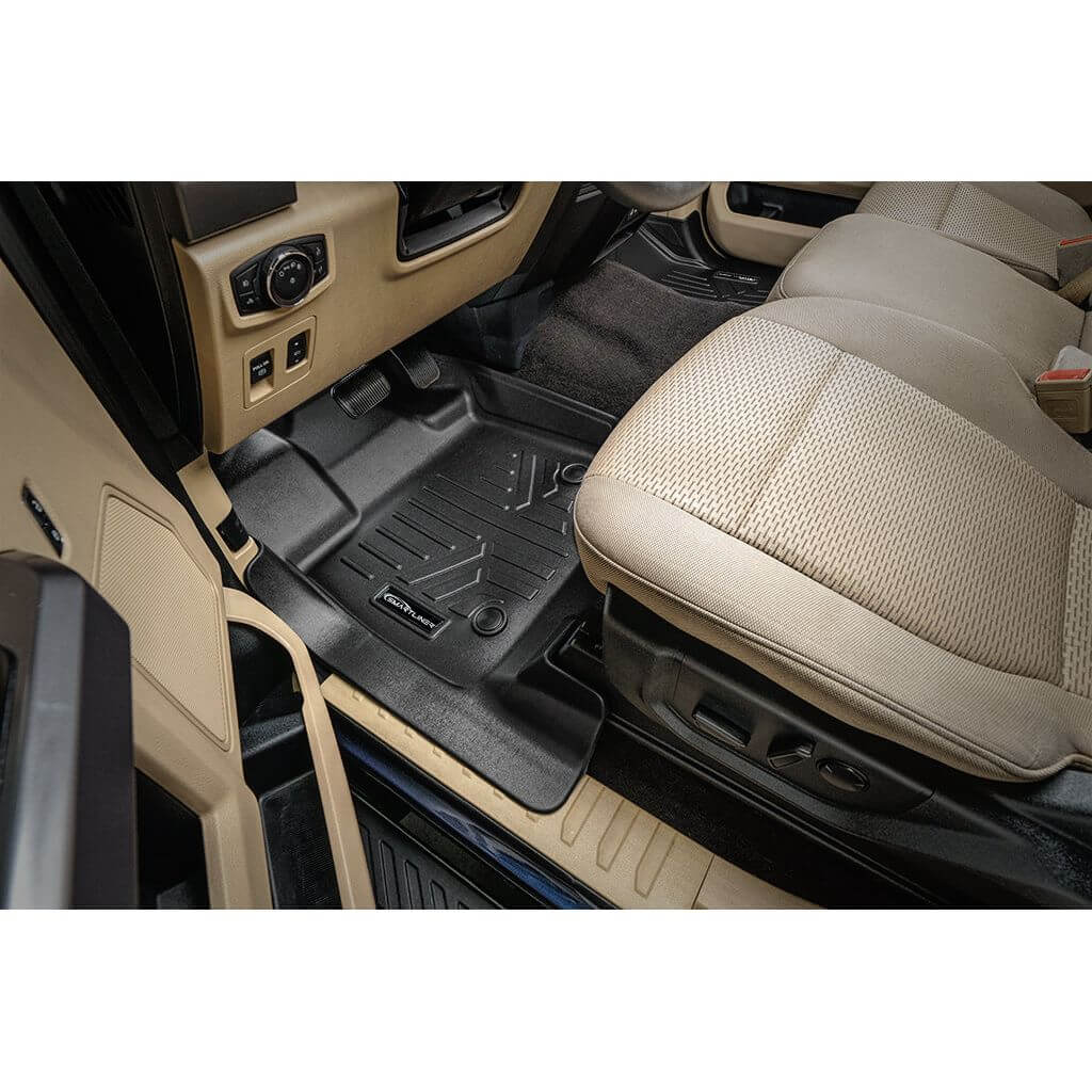 SMARTLINER Custom Fit Floor Liners For 2015-2025 Ford F-150 SuperCab with 1st Row Bench Seat