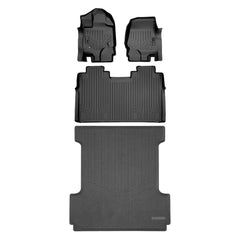 SmartCoverage™ Custom Fit Floor Liners For 2015-2024 Ford F-150 SuperCrew Cab with 1st Row Bench Seat (No OTH and no 2nd Row Underseat Storage) Vinyl Flooring