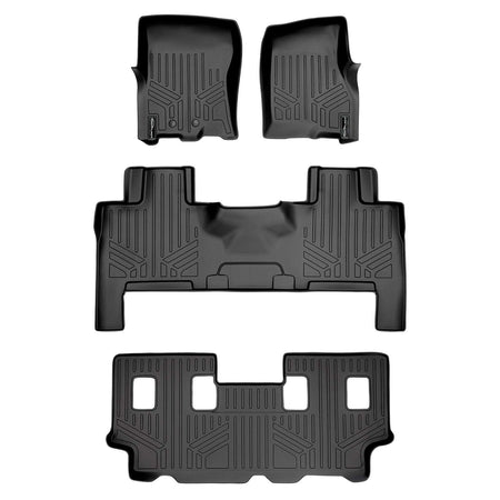 SMARTLINER 2011-2017 Ford Expedition EL Floor Liners (8 Passenger) – 1st row, 2nd row & 3rd row liners