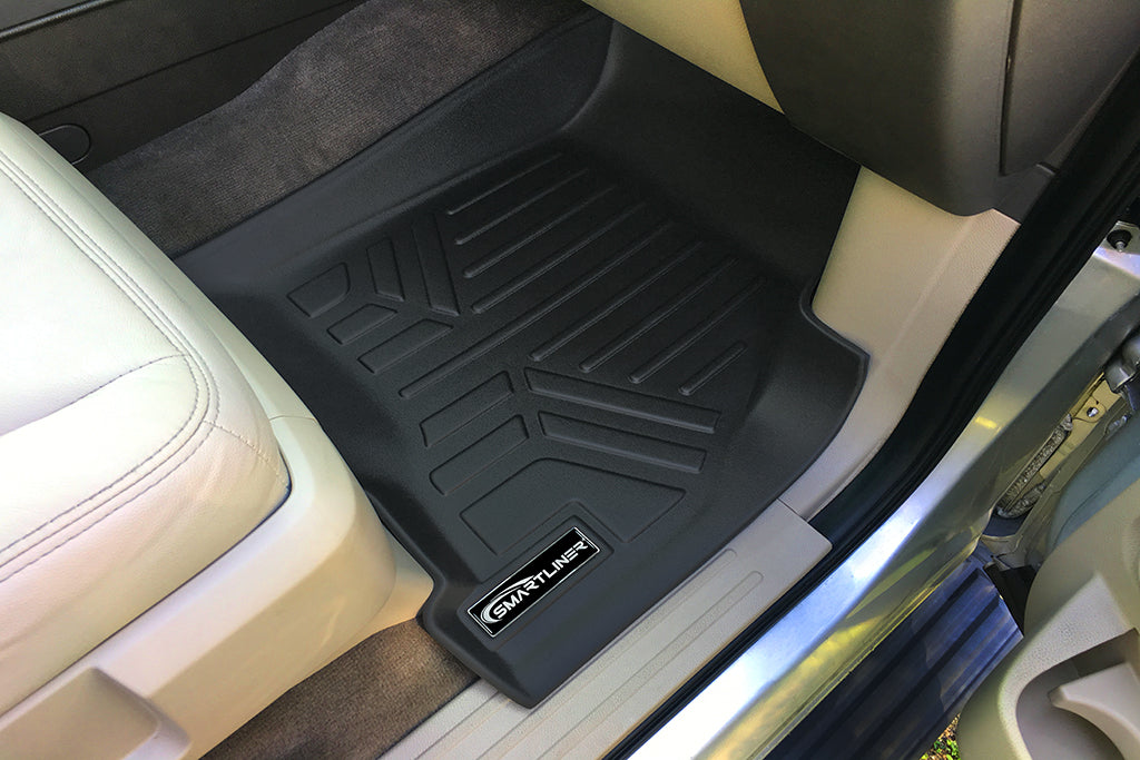 SMARTLINER Custom Fit Floor Liners For 2011 - 2017 Ford Expedition EL/ Lincoln Navigator with 2nd Row Bucket Seats (without Console)