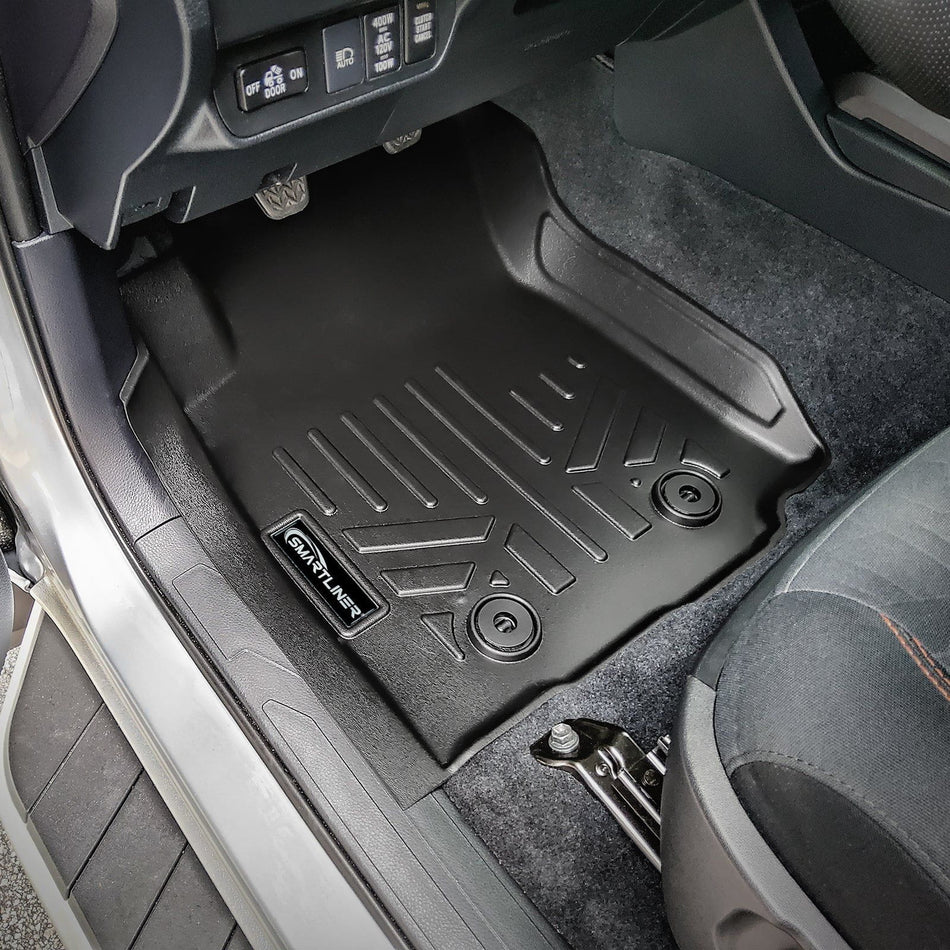Smart Liner USA Motor Vehicle Interior Fittings SmartCoverage™ Custom Fit Floor Liners For 2018-2023 Toyota Tacoma Double Cab (Manual Transmission)