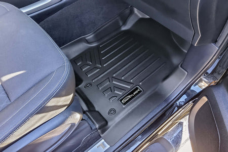 Smart Liner USA Motor Vehicle Interior Fittings Black / First Row Floor Mat Liners SMARTLINER Custom Fit Floor Liners For 2017-2024 Nissan Titan King Cab With Bucket Seats