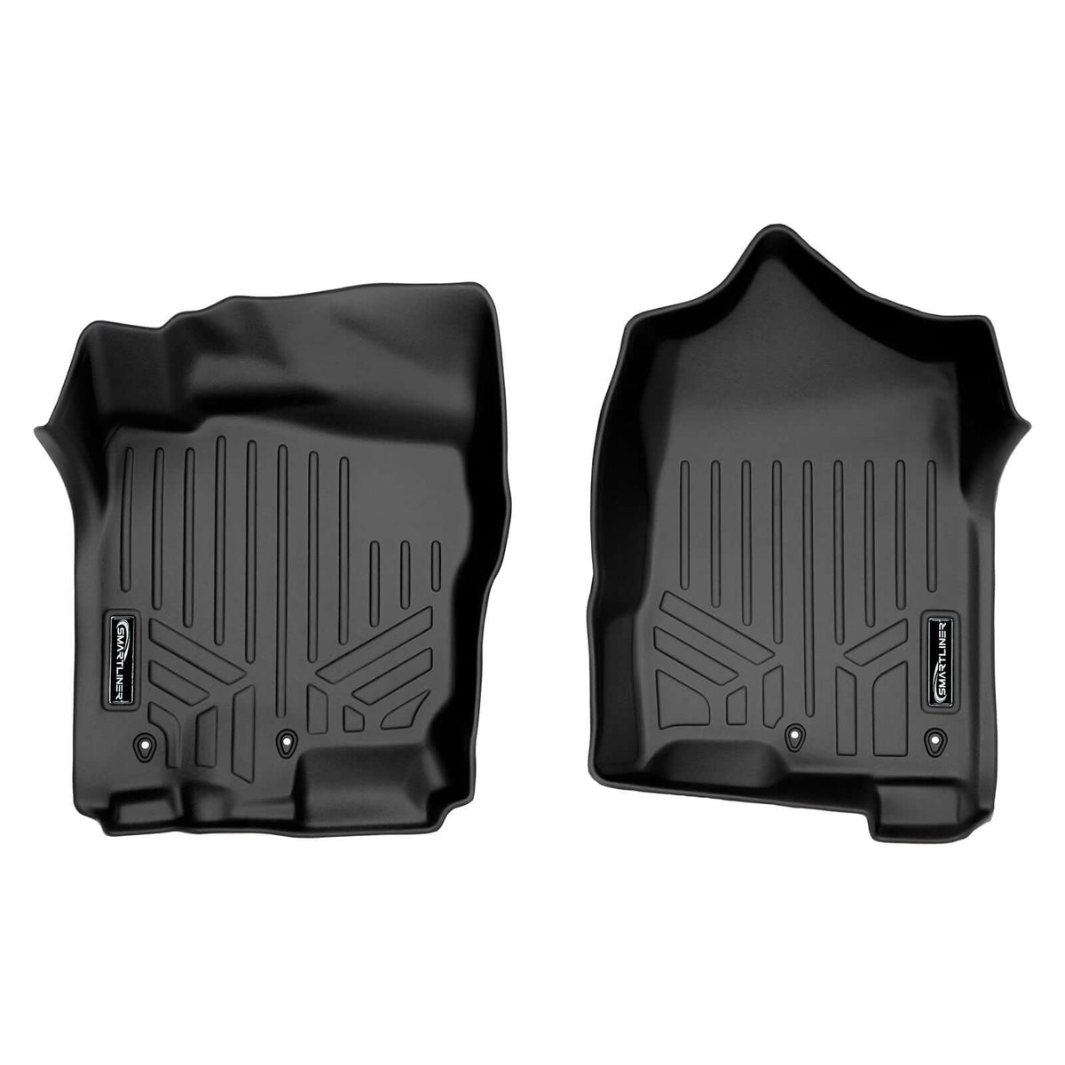 Smart Liner USA Motor Vehicle Interior Fittings Black / First Row Floor Mat Liners SMARTLINER Custom Fit Floor Liners For 2017-2024 Nissan Titan King Cab With Bucket Seats