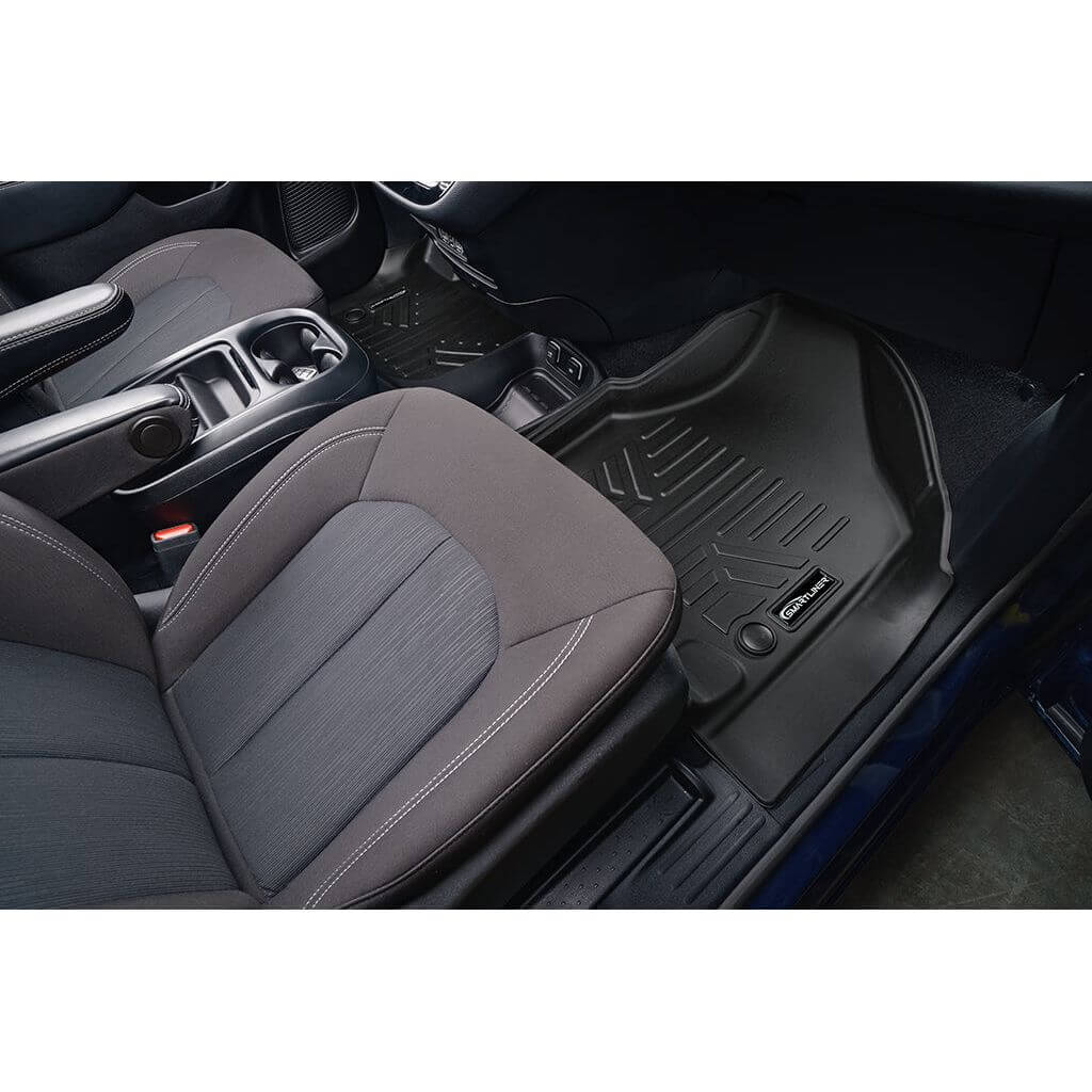 Smart Trim™ Custom Fit Floor Liners For 2021-2025 Chrysler Pacifica with 2nd Row Bucket Seats(Touring & L Models)