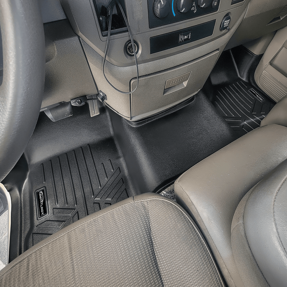 Smart Liner USA Motor Vehicle Interior Fittings SMARTLINER Custom Fit Floor Liners For 2002-2008 Ram 1500 / 2003-2009 Ram 2500/3500 Quad Cab