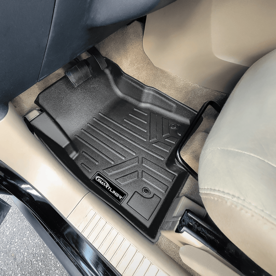 SMARTLINER Floor Liners 2017 Jeep Patriot Floor Liners|Only for 2017 Dual Hooks|SMARTLINER