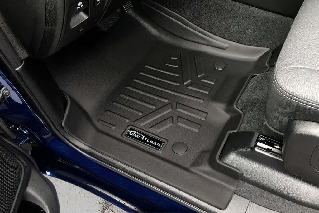 SmartCoverageâ„¢ Custom Fit Floor Liners For 2019-2024 Ram 1500 Crew Cab without Rear Underseat Storage Box