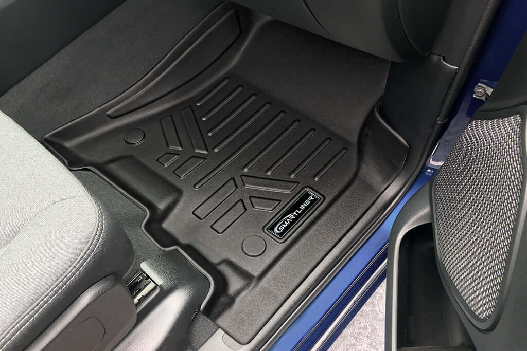 SmartCoverageâ„¢ Custom Fit Floor Liners For 2019-2024 Ram 1500 Crew Cab without Rear Underseat Storage Box