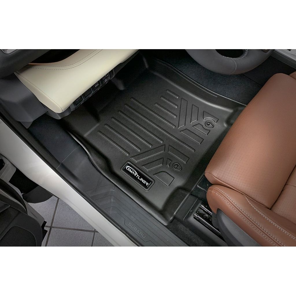 SMARTLINER Custom Fit Floor Liners For 2019-2023 Subaru Ascent with 2nd Row Bench Seat and No Subwoofer in the Cargo Area