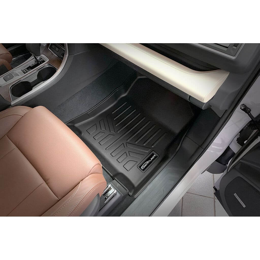 Smart Trim™ Custom Fit Floor Liners For 2019-2025 Subaru Ascent with 2nd Row Bucket Seats and No Subwoofer in the Cargo Area