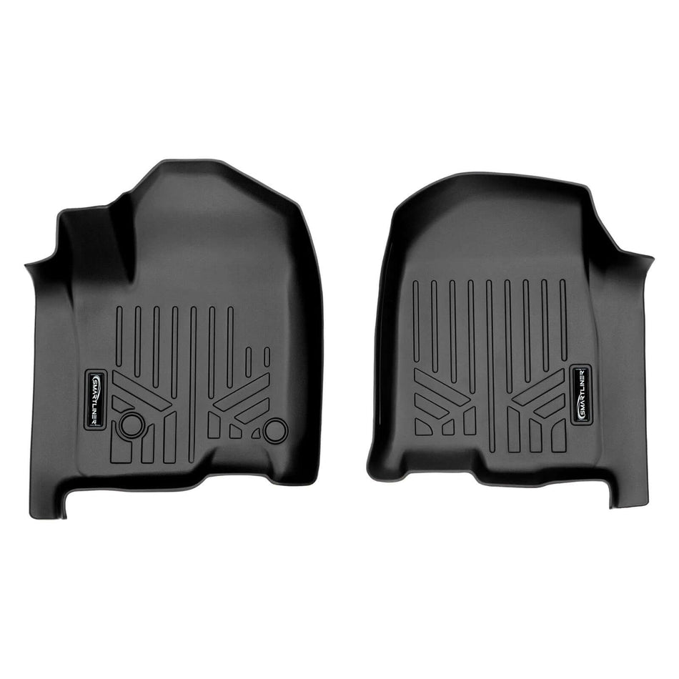 2020-2026 Chevrolet Silverado 3500 HD Floor Liners|Double Cab Models (Does NOT provide over-the-hump coverage. Fits CARPET models)|SMARTLINER