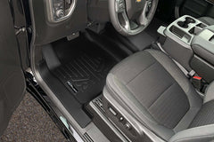 SMARTLINER Custom Fit Floor Liners Compatible With 2020-2025 Chevrolet Silverado 2500 HD | 3500 HD (Double Cab|Carpeted Flooring|1st Row Bench Seat|With Over the Hump Coverage|with 2nd Row Underseat Storage)