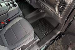 SMARTLINER Custom Fit Floor Liners Compatible With 2020-2025 Chevrolet Silverado 2500 HD | 3500 HD (Double Cab|Carpeted Flooring|1st Row Bench Seat|With Over the Hump Coverage|with 2nd Row Underseat Storage)