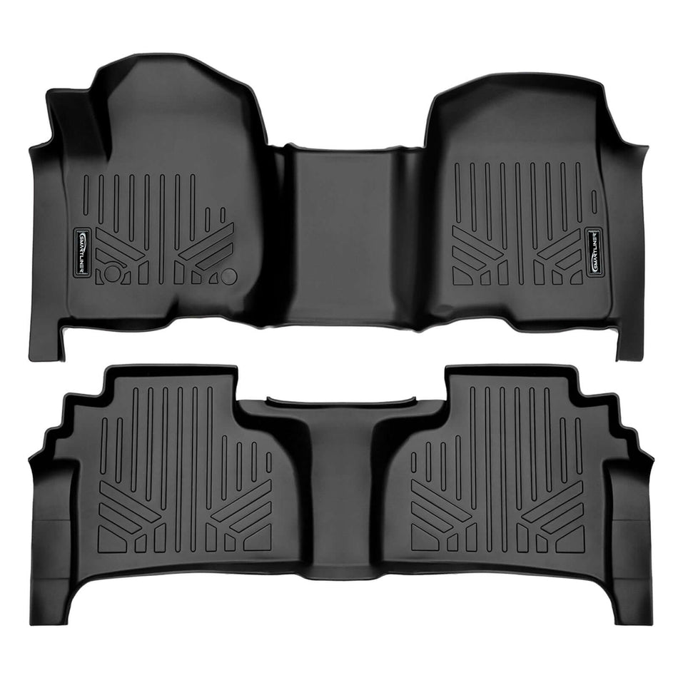 2020-2026 Chevrolet Silverado 3500 HD Floor Liners|Double Cab Models (OTH w/ rear under-seat storage)|SMARTLINER