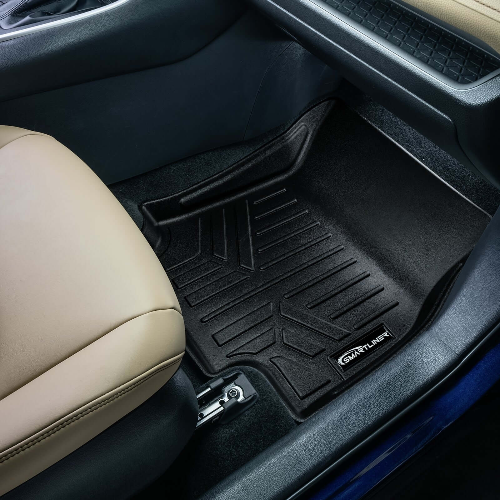 SMARTLINER Custom Fit Floor Liners For 2021-2025 Toyota RAV4 Prime (Without Subwoofer in Cargo Area)