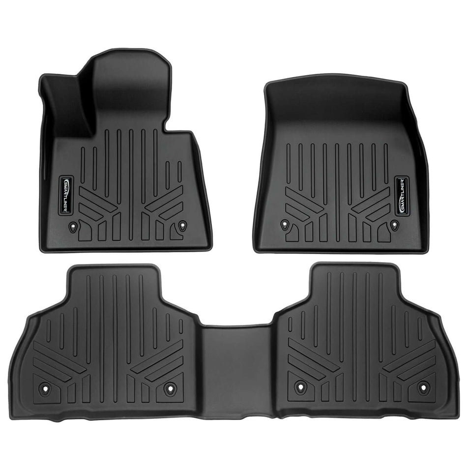 2023-2027 BMW X7 M60i Floor Liners|7 Passenger Models|SMARTLINER
