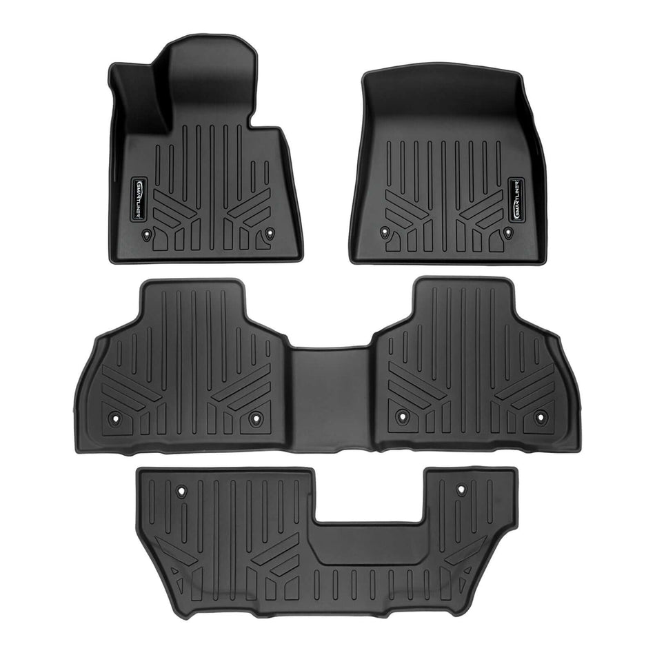 2023-2027 BMW X7 M60i Floor Liners|7 Passenger Models|SMARTLINER
