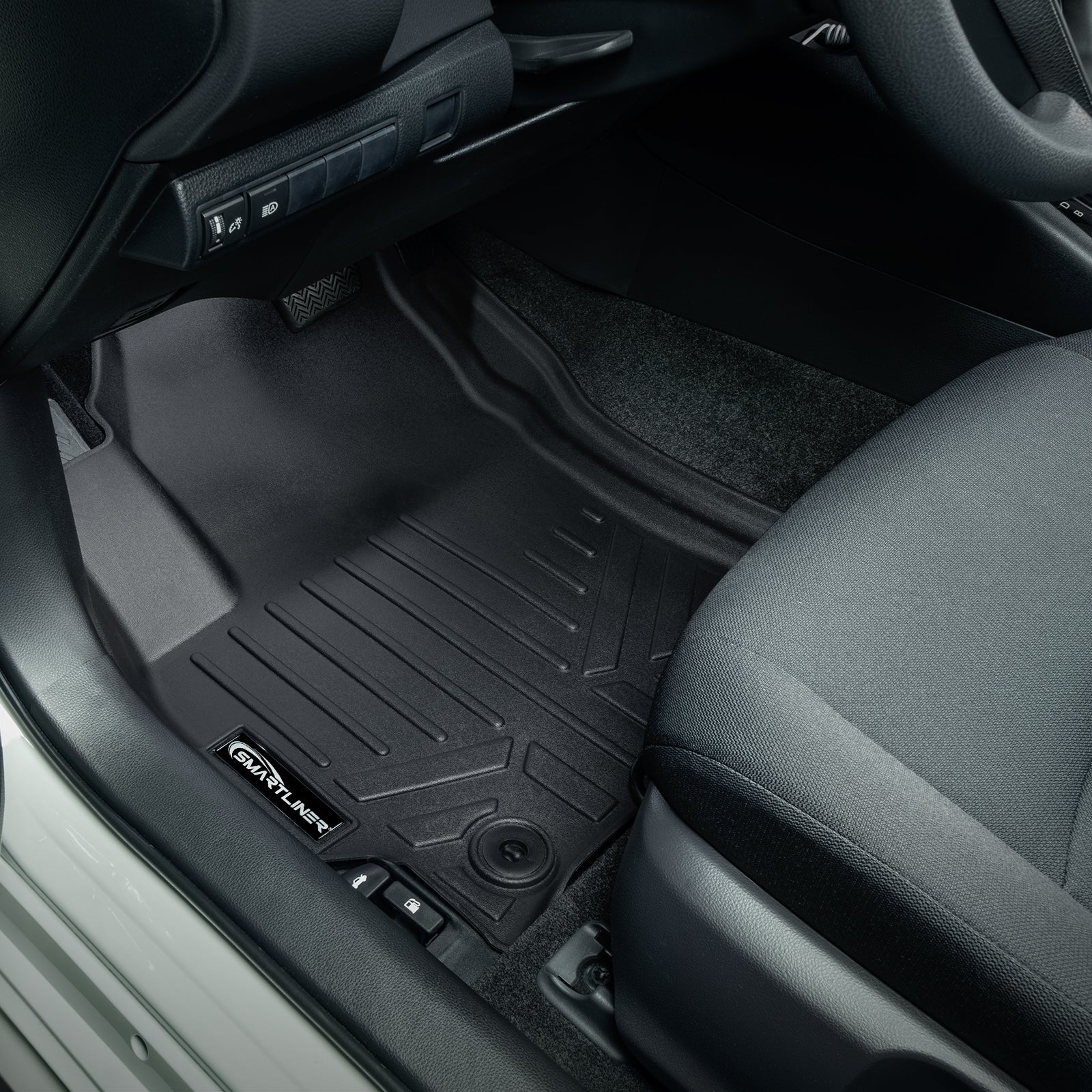 SMARTLINER Custom Fit Floor Liners For 2019-2025 Toyota Corolla Hatchback (No Tire Repair Kit)