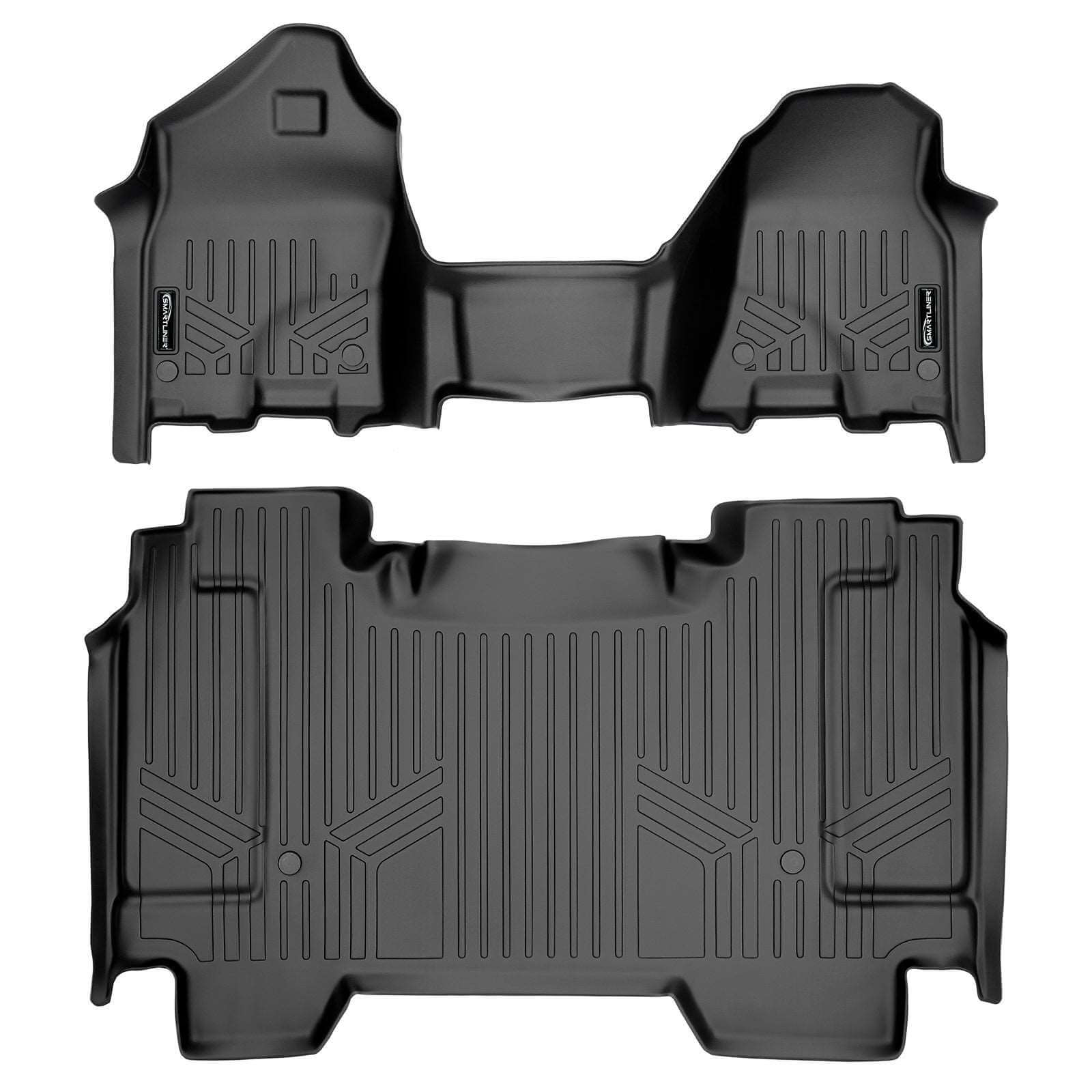 SMARTLINER Custom Fit for 19-20 Ram 1500 Crew Cab Vinyl Floor with 1st Row Bench Seat - Smartliner USA
