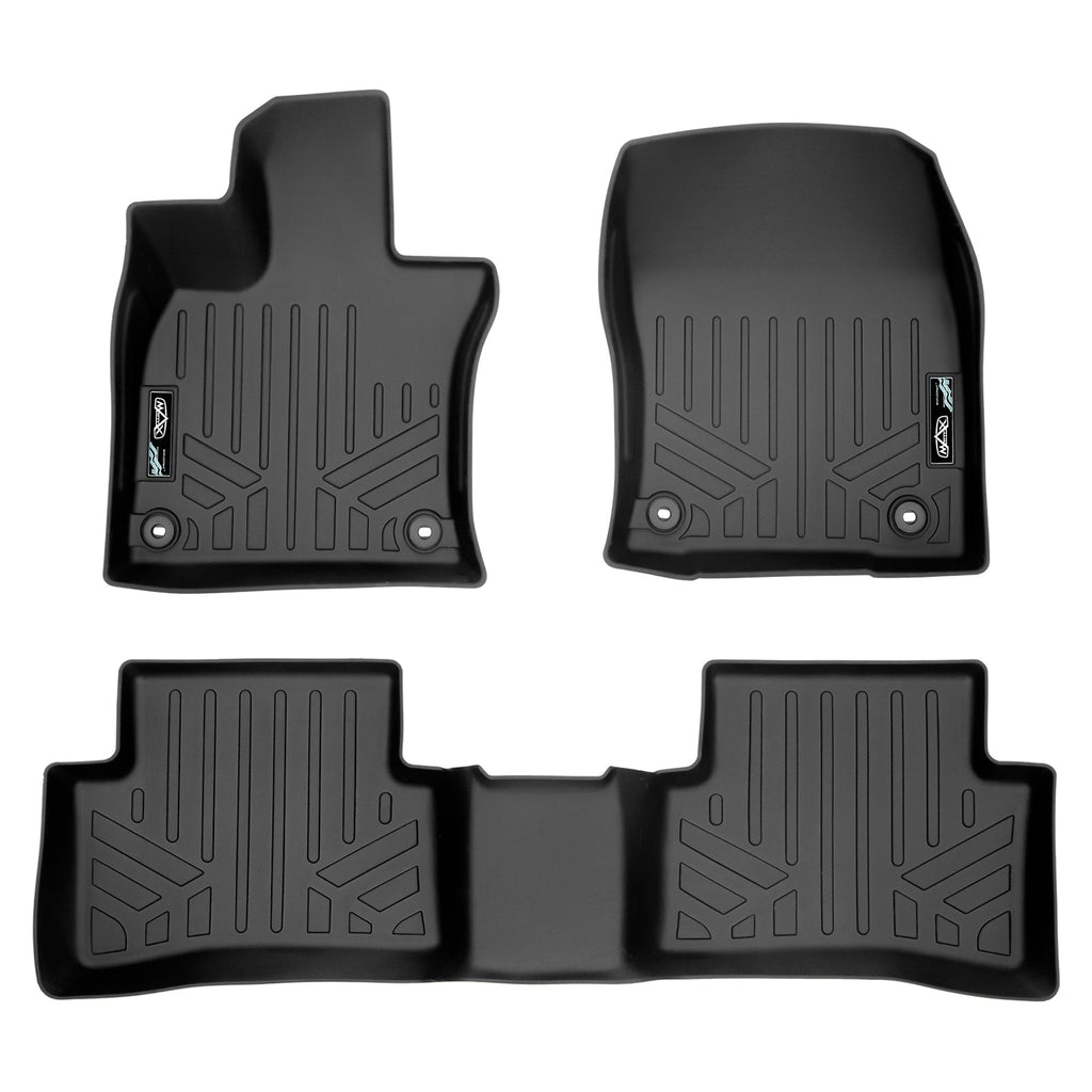 SMARTLINER Custom Fit Floor Liners For 2019-2023 Lexus UX Hybrid (Only Fits Models With Subwoofer in Cargo Area)