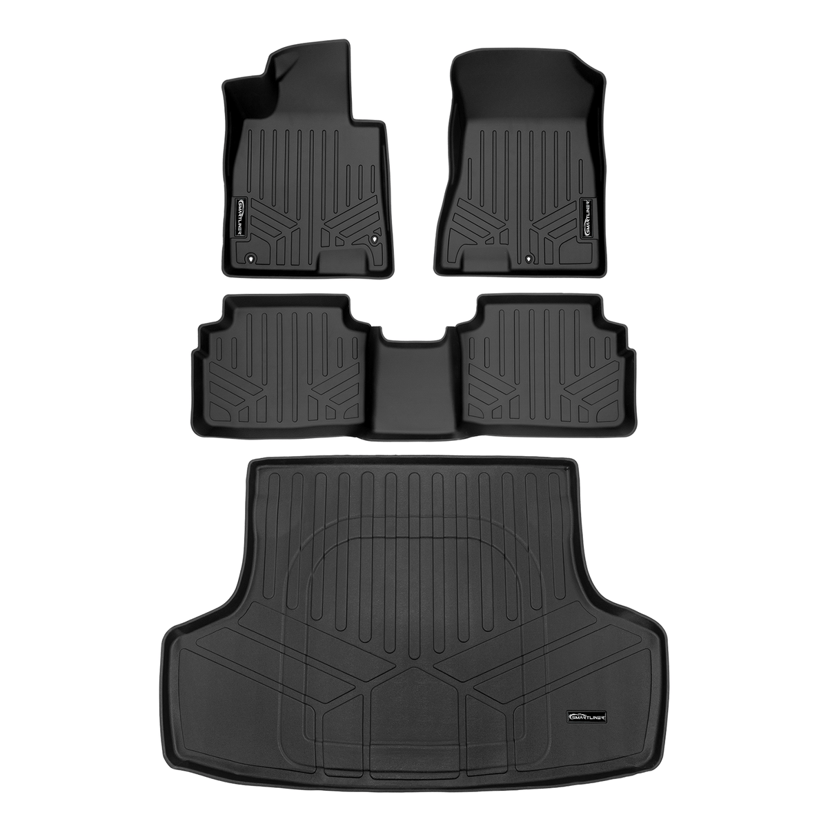 SMARTLINER Custom Fit Floor Liners For 2020-2025 Hyundai Sonata AWD Models/2024-2025 Sonata Hybrid Models