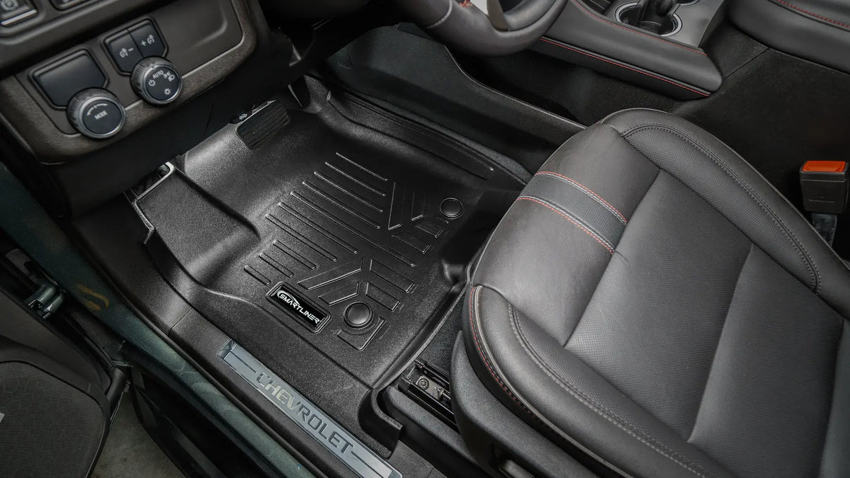 SMARTLINER Floor Liners 2021-2026 Chevrolet Tahoe Floor Liners|8 passengers|SMARTLINER
