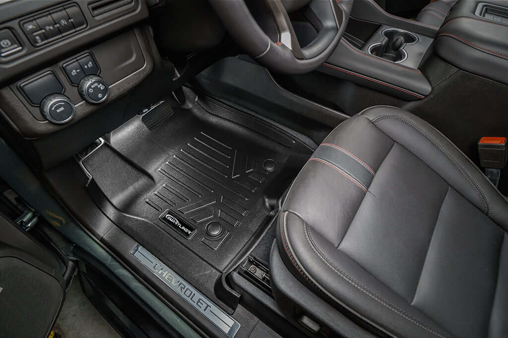 SMARTLINER Custom Fit Floor Liners For 2021-2023 Cadillac Escalade ESV with 2nd Row Bench Seat