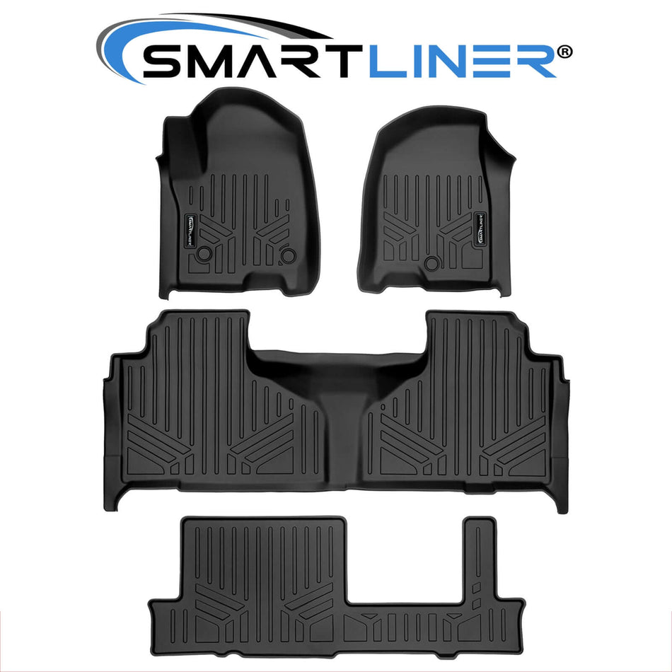 2021-2026 Chevrolet Tahoe Floor Liners|8 Passenger Models|SMARTLINER