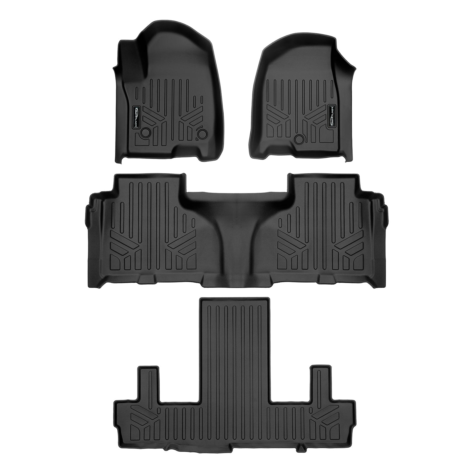 SMARTLINER Custom Fit Floor Liners For 2021-2023 GMC Yukon XL/ Yukon Denali XL with 2nd Row Bucket Seats
