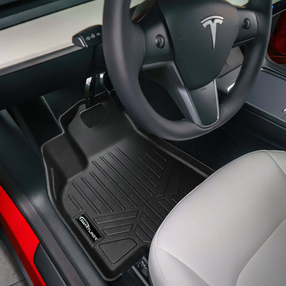 Smart Liner USA Motor Vehicle Interior Fittings SMARTLINER Custom Fit Floor Liners For 2020-2025 Tesla Model Y (5 Passenger)