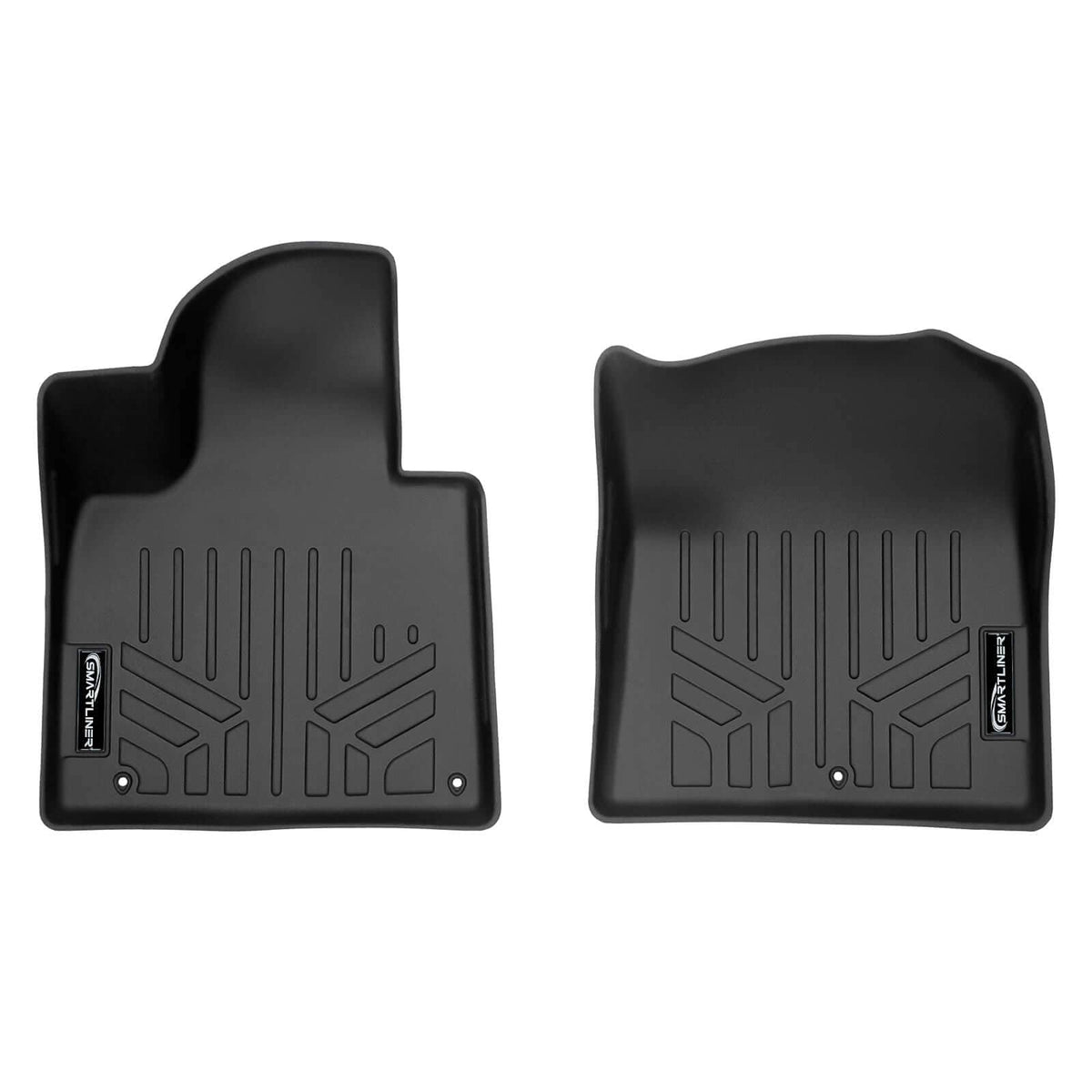 SMARTLINER Floor Liners Black / First Row Liners 2021 Kia Sorento Floor Liners|Fits 6 passenger/2nd row bucket seat model|SMARTLINER