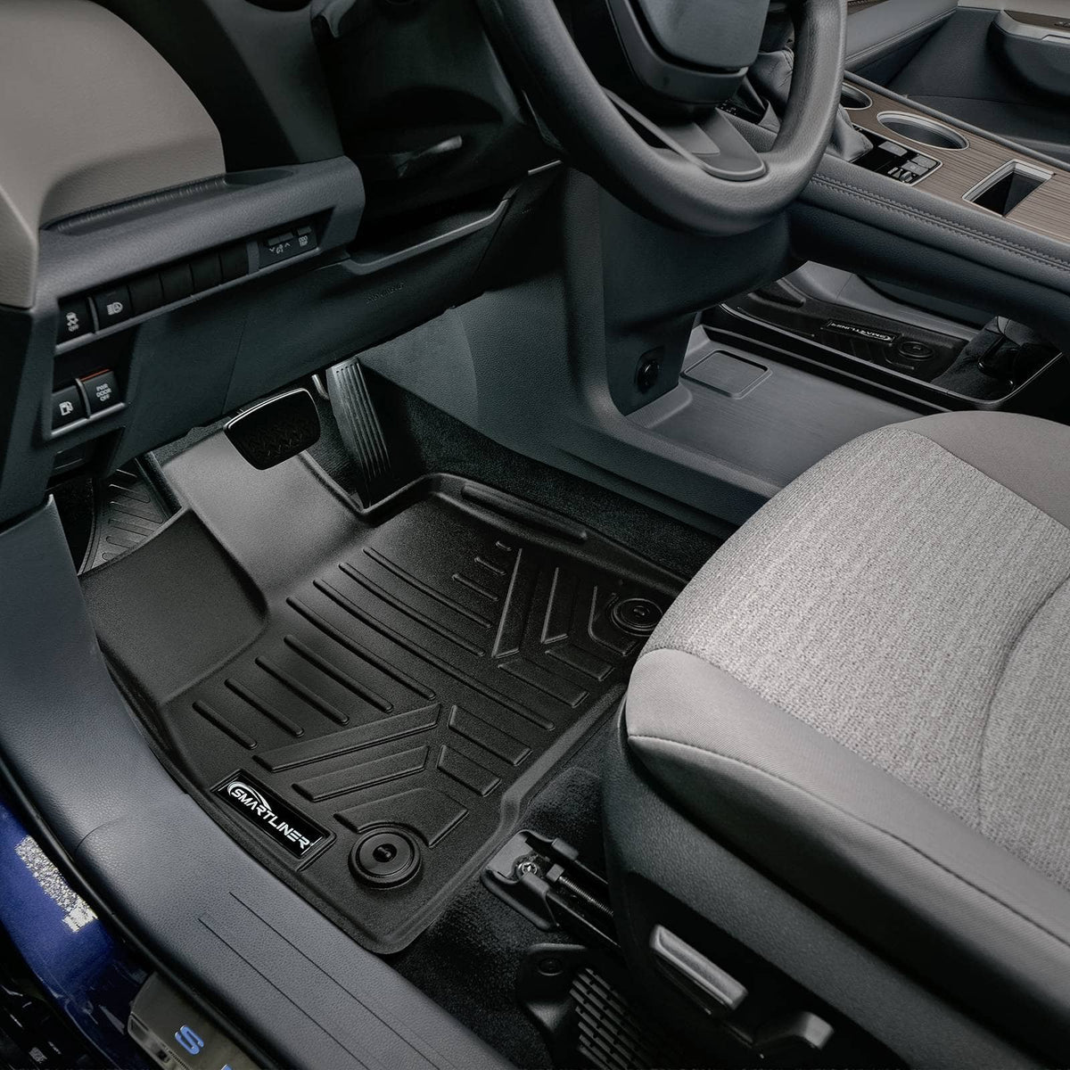 SMARTLINER Floor Liners 2021-2026 Toyota Sienna Floor Liners|8 Passenger Models|SMARTLINER