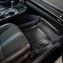 SMARTLINER Custom Fit Floor Liners For 2022-2025 Honda Civic Hatchback with 2nd Row USB Ports and Subwoofer in the Cargo Area