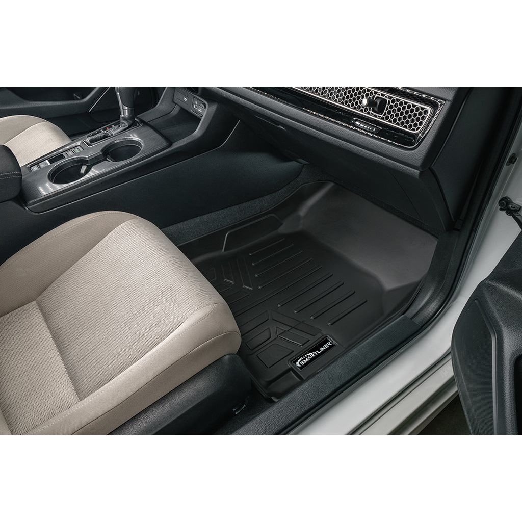 SMARTLINER Custom Fit Floor Liners For 2022-2023 Honda Civic Sedan w/o 2nd Row USB Ports