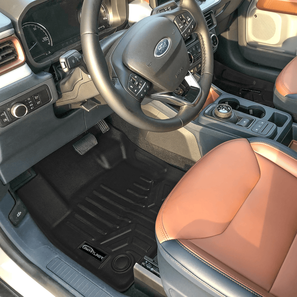 SMARTLINER Floor Liners 2022-2026 Ford Maverick Hybrid Floor Liners | SMARTLINER