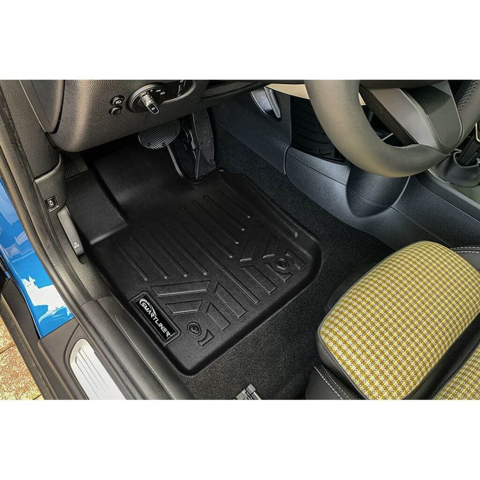 Smart Liner USA Motor Vehicle Interior Fittings Black / First Row Floor Mat Liner Set SMARTLINER Custom Fit Floor Liners For 2022-2024 MINI Convertible