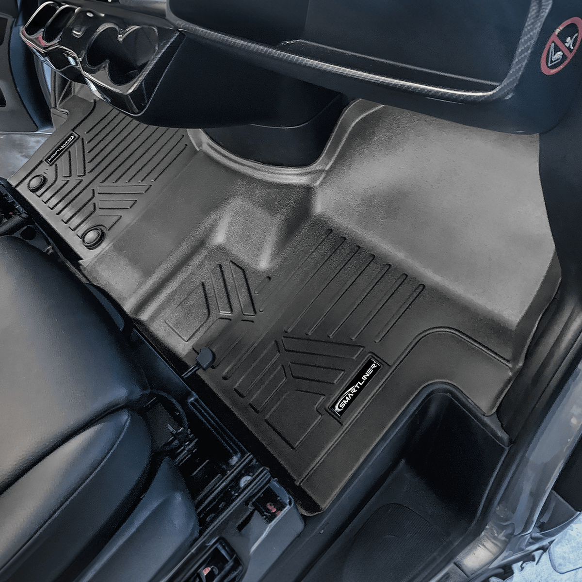 Smart Liner USA Motor Vehicle Interior Fittings Black / First Row Floor Mat Liner Set SMARTLINER Custom Fit Floor Liners For 2019-2024 Mercedes-Benz Sprinter (Crew Van)
