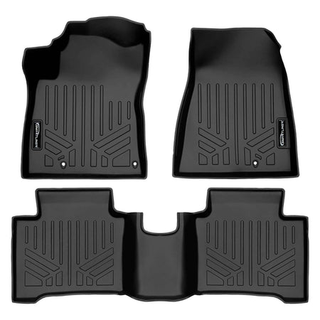 SMARTLINER Floor Liners Black / First Row Liners 2023-2026 Kia Niro Floor Liners|Fits hybrid model|SMARTLINER
