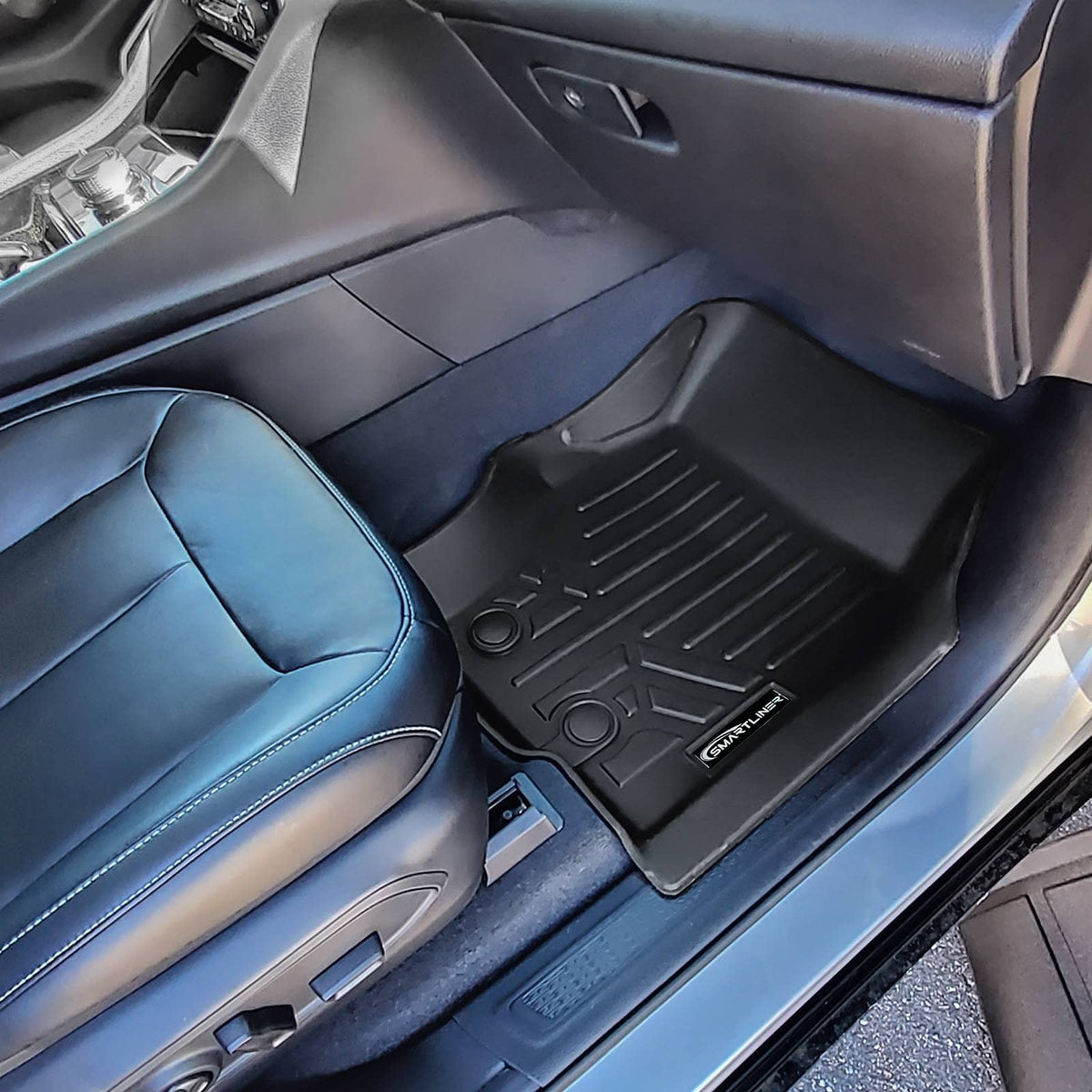 Smart Liner USA Floor Liner Set SMARTLINER Floor Liners for 2021-2026 Jeep Grand Cherokee L (2nd Row Bucket) With Center Console