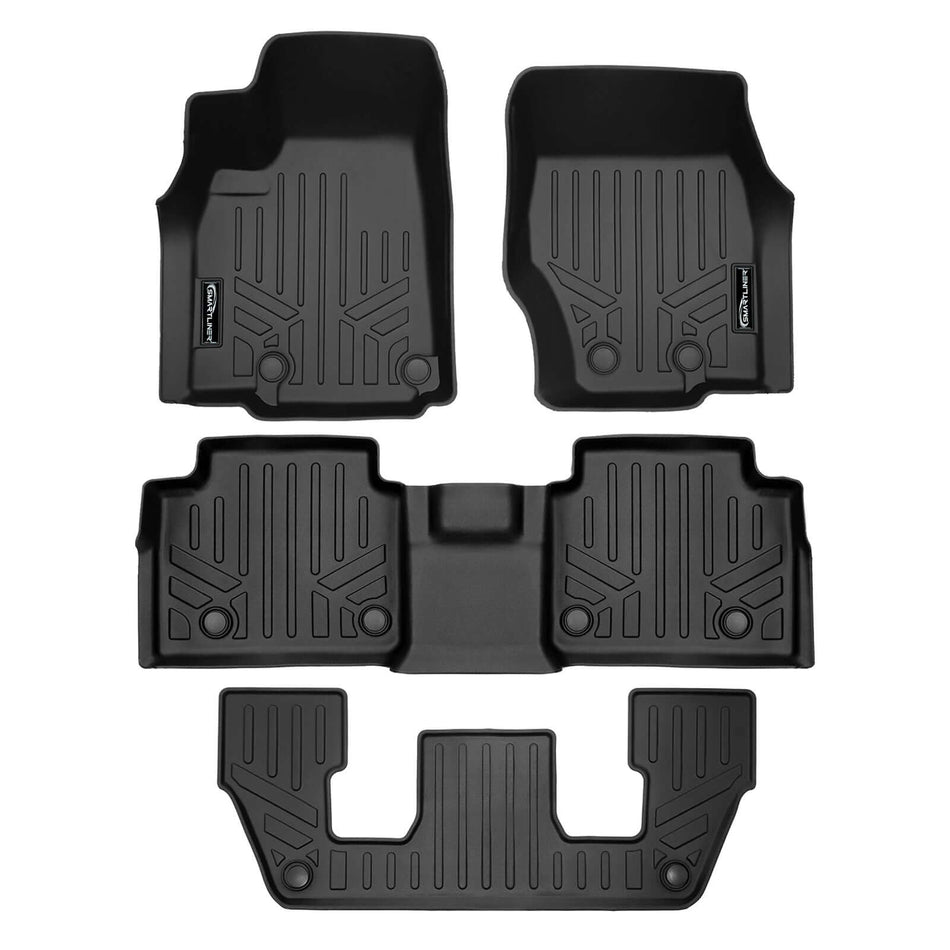 2021-2026 Jeep Grand Cherokee L Floor Liners|6 Passenger Models (With Center Console)|SMARTLINER