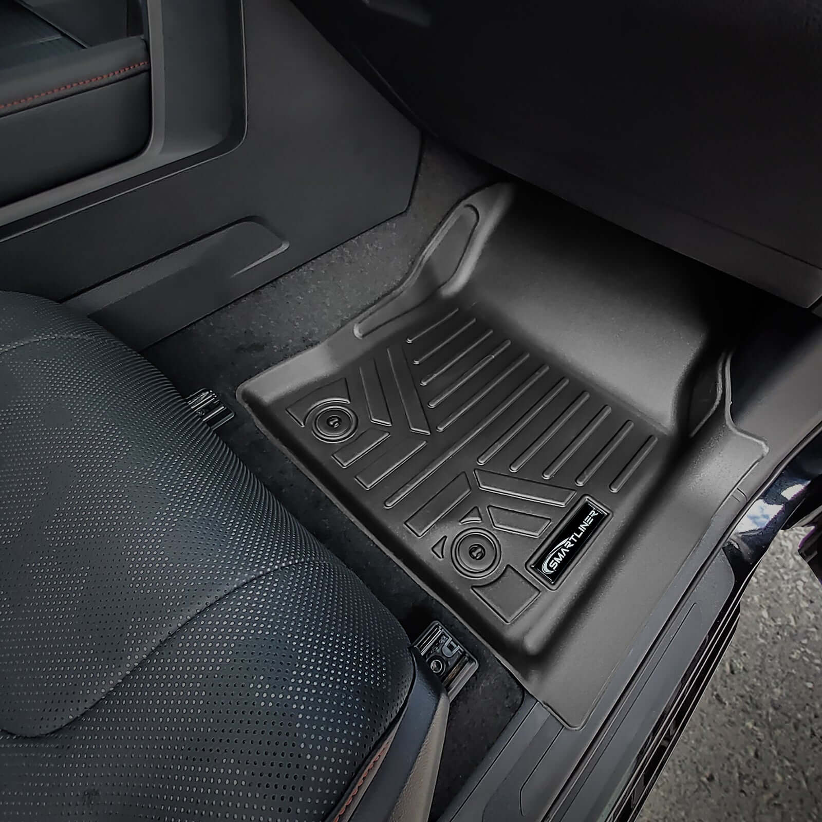 SMARTLINER Custom Fit Floor Liners For 2023-2024 Toyota Sequoia (Only Fits 7 Passenger Models Without Center Console)
