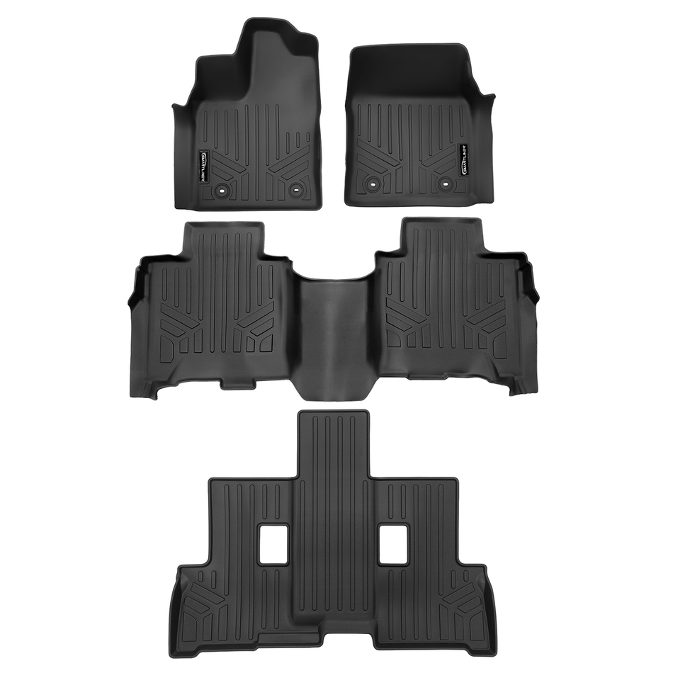 2023-2026 Toyota Sequoia Floor Liners|7 Passenger Models|SMARTLINER
