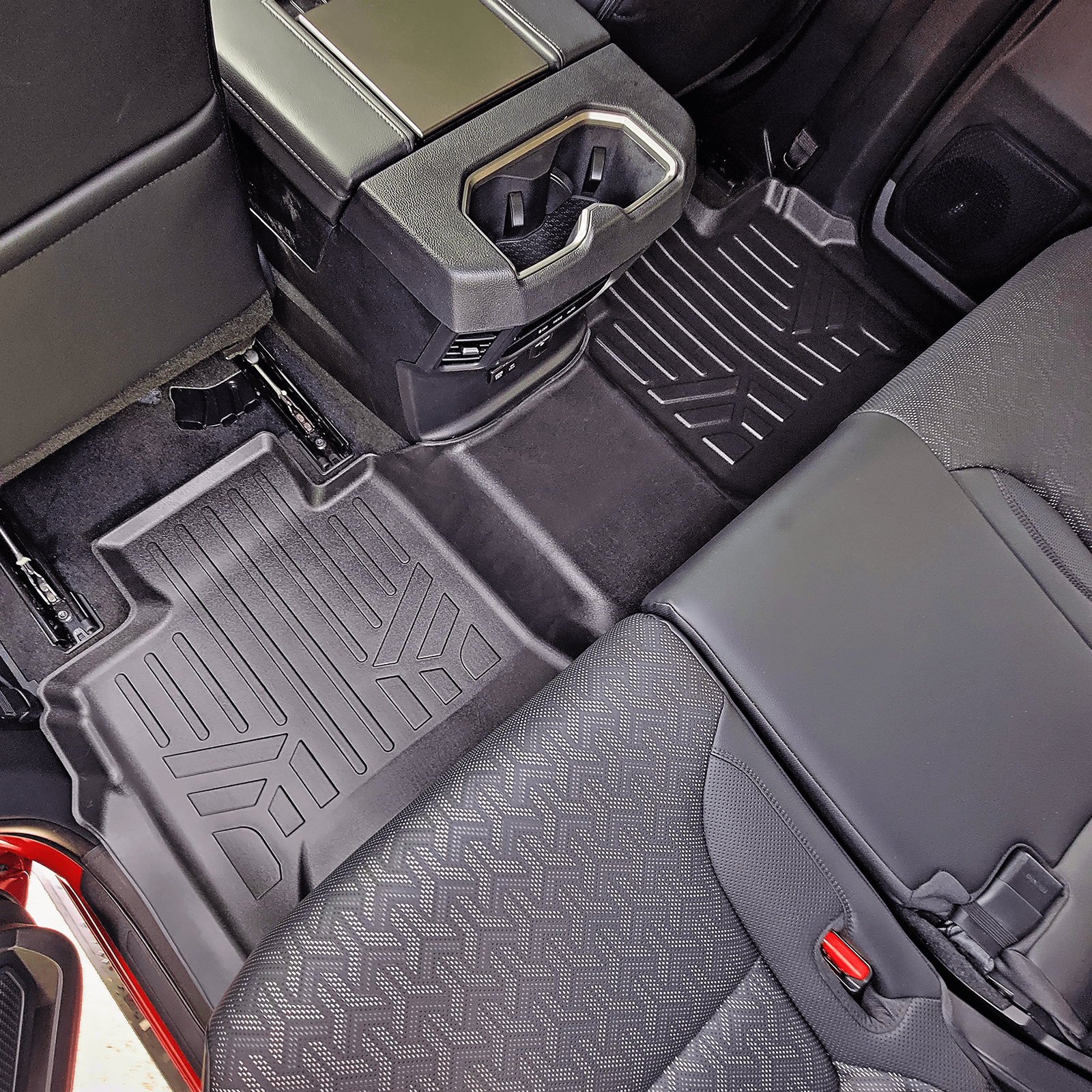 SMARTLINER Custom Fit Floor Liners For 2023-2024 Toyota Sequoia (Only Fits 7 Passenger Models Without Center Console)