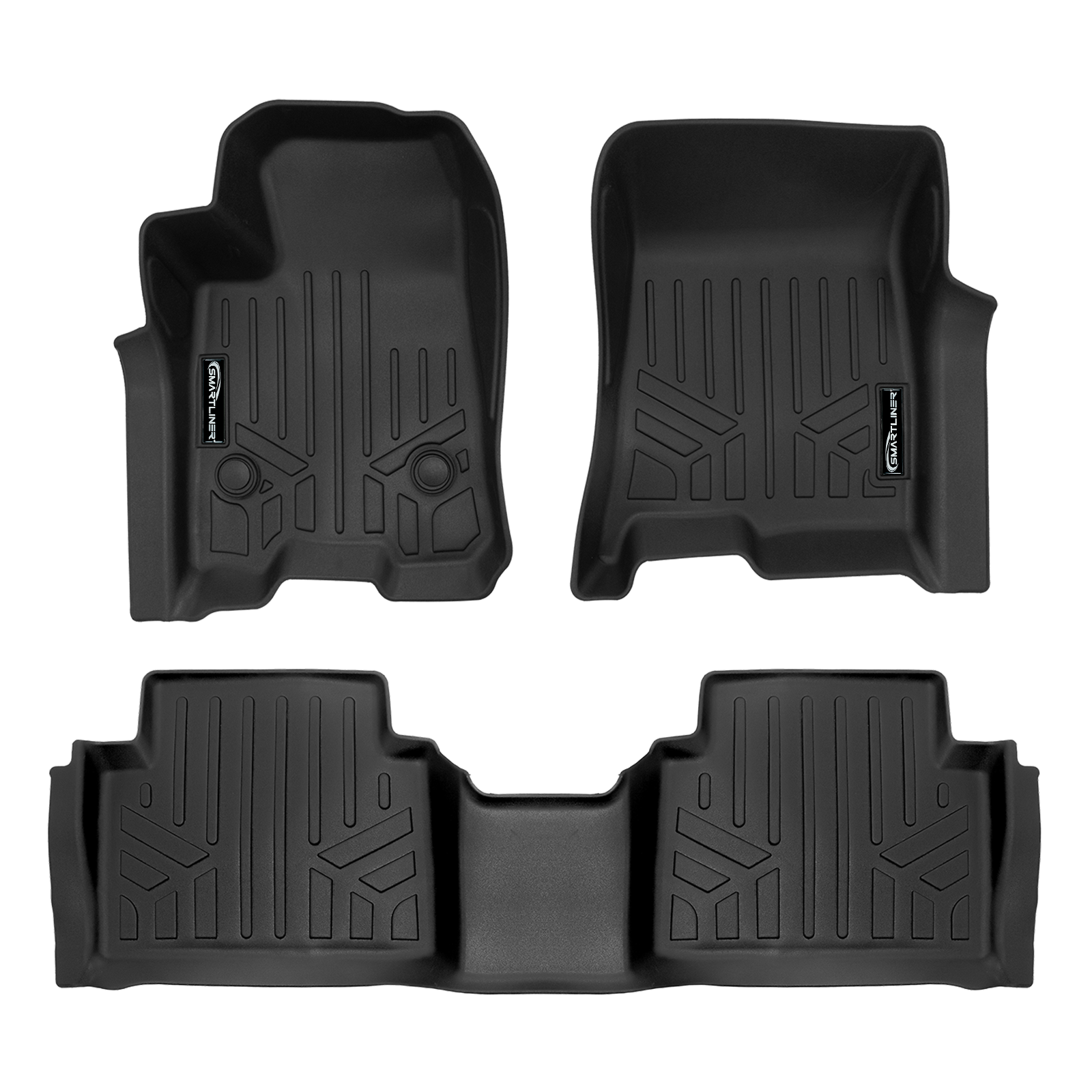 SMARTLINER Custom Fit Floor Liners For 2023-2024 Chevrolet Colorado (Only Fits Crew Cabs with Carpeted Flooring)